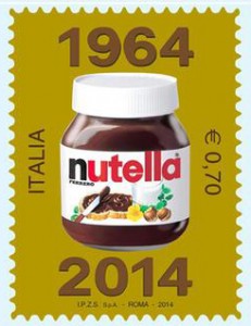 Nutella 50 anni. Il francobollo