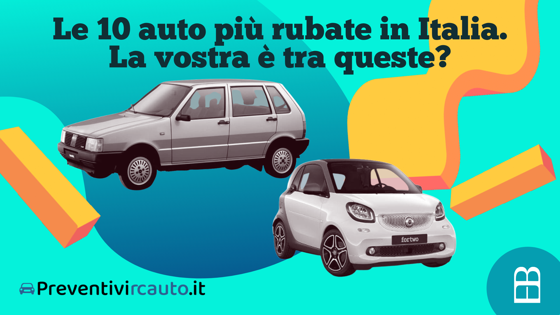 10 auto più rubate in italia